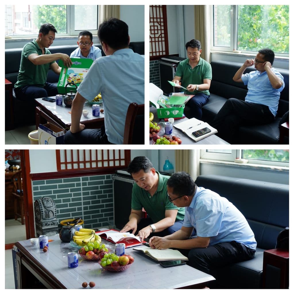 人民日报记者到访布好玩图片 2